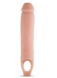 Телесная насадка на пенис 11.5 Inch Cock Sheath Penis Extender - 29,2 см. - Blush Novelties - в Волжском купить с доставкой