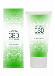 Крем-пролонгатор Natural CBD Delay Cream - 50 мл. - Shots Media BV - купить с доставкой в Волжском