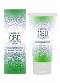 Крем для мастурбации для мужчин Natural CBD Masturbation Cream For Him - 50 мл. - Shots Media BV - купить с доставкой в Волжском