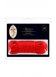 Красная веревка для фиксации - 10 м. - Sweet Caress - купить с доставкой в Волжском