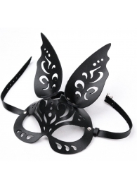 Черная ажурная маска  Зайка  с ушками - Crazy Handmade - купить с доставкой в Волжском