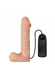 Женский поясной страпон с вибрацией - 26 см. - Baile - купить с доставкой в Волжском