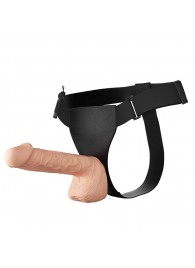 Женский поясной страпон с вибрацией - 26 см. - Baile - купить с доставкой в Волжском