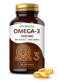 Пищевая добавка SuperCaps OMEGA-3 - 50 капсул (1000 мг) - SuperCaps - купить с доставкой в Волжском