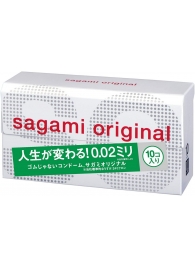 Ультратонкие презервативы Sagami Original 0.02 - 10 шт. - Sagami - купить с доставкой в Волжском