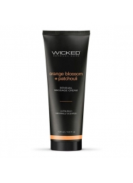 Массажный легкий крем WICKED Orange Blossom plus Patchouli - 120 мл. - Wicked - купить с доставкой в Волжском