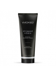 Массажный легкий крем WICKED Stripped plus Bare - 120 мл. - Wicked - купить с доставкой в Волжском