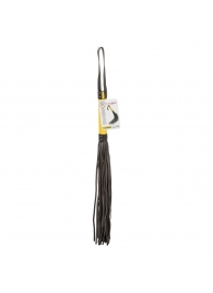 Черная плеть с желтой рукоятью Boundless Flogger - 69,25 см. - California Exotic Novelties - купить с доставкой в Волжском