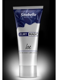 Силиконовая гель-смазка FLIRT MAGIC Ice с лёгким пролонгирующим эффектом - 75 мл. - Sitabella - купить с доставкой в Волжском