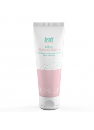 Лубрикант на водной основе Vibe Sensation с клубничным вкусом и легким вибрирующим эффектом - 50 гр. - INTT - купить с доставкой в Волжском