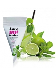 Съедобное согревающее массажное масло Love Me Tender Mojito с ароматом мохито - 10 мл. - Love to Love - купить с доставкой в Волжском