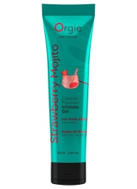 Съедобный интимный гель Orgie Lube Tube Cocktail Strawberry Mojito - 100 мл. - ORGIE - купить с доставкой в Волжском