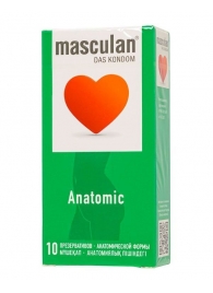 Презервативы анатомической формы Masculan Anatomic - 10 шт. - Masculan - купить с доставкой в Волжском