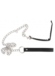 Зажим для половых губ с поводком Pussy Clamp With A Leash - Orion - купить с доставкой в Волжском