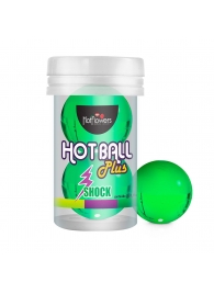 Лубрикант на силиконовой основе Hot Ball Plus с покалывающим эффектом (2 шарика по 3 гр.) - HotFlowers - купить с доставкой в Волжском