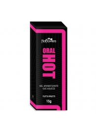 Гель для оральных ласк Oral Hot с согревающим эффектом - 15 гр. - HotFlowers - купить с доставкой в Волжском