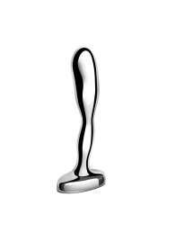 Стальной стимулятор простаты Stainless Steel Prostate Plug - 11,5 см. - b-Vibe - в Волжском купить с доставкой