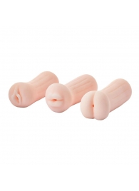 Набор из 3 мастурбаторов The Girl Next Door Tina - Dream Toys - в Волжском купить с доставкой