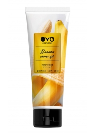 Лубрикант на водной основе OYO Aroma Gel Banana с ароматом банана - 75 мл. - OYO - купить с доставкой в Волжском