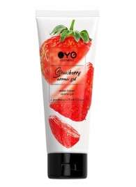 Лубрикант на водной основе OYO Aroma Gel Strawberry с ароматом клубники - 75 мл. - OYO - купить с доставкой в Волжском