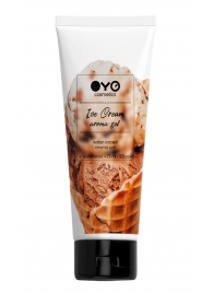 Лубрикант на водной основе OYO Aroma Gel Ice Cream с ароматом пломбира - 75 мл. - OYO - купить с доставкой в Волжском