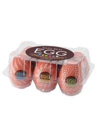 Набор из 6 мастурбаторов-яиц Tenga Egg Variety Pack V - Tenga - в Волжском купить с доставкой