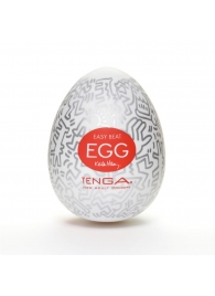 Мастурбатор-яйцо Keith Haring EGG PARTY - Tenga - в Волжском купить с доставкой