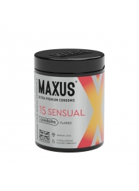 Анатомические презервативы MAXUS Sensual - 15 шт. - Maxus - купить с доставкой в Волжском