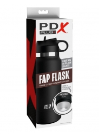 Черный мастурбатор в виде бутылки Fap Flask - Pipedream - в Волжском купить с доставкой