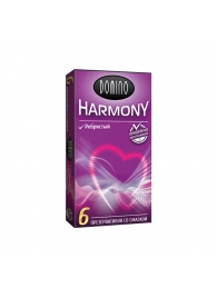 Презервативы с рёбрышками Domino Harmony - 6 шт. - Domino - купить с доставкой в Волжском