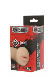 Нежный мастурбатор-ротик REALSTUFF 5INCH MASTURBATOR BJ - Dream Toys - в Волжском купить с доставкой