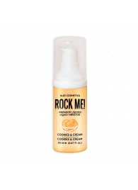 Жидкий вибратор Nuei Rock Me! с ароматом печенья и сливок - 20 мл. - Nuei cosmetics - купить с доставкой в Волжском