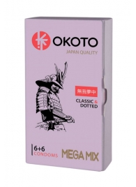 Презервативы OKOTO Mega Mix - 12 шт. - Sitabella - купить с доставкой в Волжском