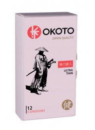 Тонкие презервативы OKOTO Ultra Thin - 12 шт. - Sitabella - купить с доставкой в Волжском