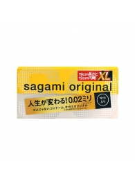 Презервативы увеличенного размера Sagami Original 0.02 XL-size - 12 шт. - Sagami - купить с доставкой в Волжском