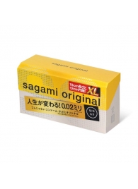 Презервативы увеличенного размера Sagami Original 0.02 XL-size - 12 шт. - Sagami - купить с доставкой в Волжском