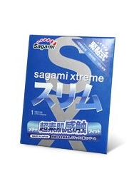 Презерватив Sagami Xtreme FEEL FIT 3D - 1 шт. - Sagami - купить с доставкой в Волжском