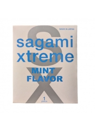 Презерватив Sagami Xtreme Mint с ароматом мяты - 1 шт. - Sagami - купить с доставкой в Волжском