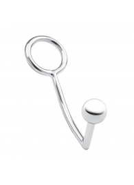 Кольцо на пенис с анальным стимулятором Stainless Steel Anal Hook   Cock Ring - BlueLine - в Волжском купить с доставкой