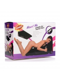 Черная подушка для секса Mount Me Inflatable Sex Position Pillow - XR Brands - купить с доставкой в Волжском