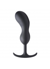 Черный массажер простаты с утяжелителями Premium Silicone Weighted Prostate Plug XL - 20,8 см. - XR Brands - в Волжском купить с доставкой