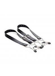 Ремни с зажимами для половых губ Spread Labia Spreader Straps with Clamps - XR Brands - купить с доставкой в Волжском