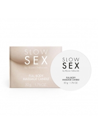 Массажная свеча для всего тела Slow Sex - 50 гр. - Bijoux Indiscrets - купить с доставкой в Волжском