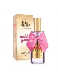Разогревающее массажное масло Light My Fire Bubble Gum с ароматом бабл-гам - 100 мл. - Bijoux Indiscrets - купить с доставкой в Волжском
