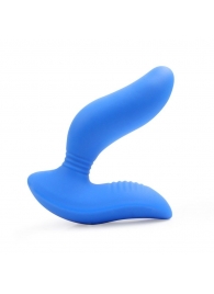 Синий вибромассажер простаты 3,5’’ Curve P-spot Massager - 12 см. - Erokay - в Волжском купить с доставкой