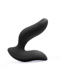 Черный вибромассажер простаты 3,5’’ Curve P-spot Massager - 12 см. - Erokay - в Волжском купить с доставкой
