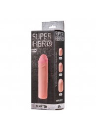 Фаллоудлинитель SUPER HERO Tempter - 16 см. - Lola Games - в Волжском купить с доставкой