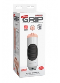 Мастурбатор-вагина Extreme Toyz Mega Grip Vibrating Stroker Mouth - Pipedream - в Волжском купить с доставкой