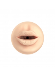 Телесный мастурбатор-ротик Feel Stroker Mouth - Kiiroo - в Волжском купить с доставкой