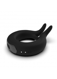 Черное эрекционное кольцо Marry Me Rechargeable Vibrating Cockring - Adrien Lastic - в Волжском купить с доставкой